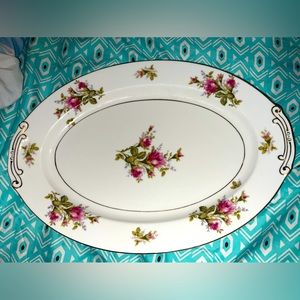 Elegant Rose Serving Platter